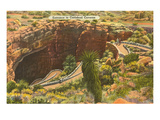 Eingang zu den Carlsbad Caverns, Neu-Mexiko Kunstdrucke