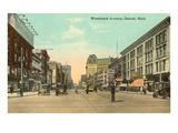 Woodward Avenue, Detroit, Michigan Prints