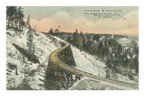 Famous S Railway Bridge, Cloudcroft, New Mexico Prints