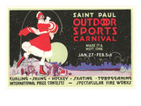 Publicité pour le carnaval de Saint- Paul, Minnesota Posters