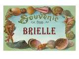 Souvenir from Brielle, New Jersey Print