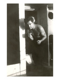 Man Shadow Boxing Prints