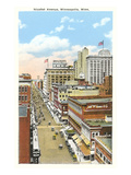 Nicollet Avenue, Minneapolis, Minnesota Prints
