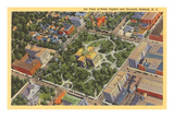 Aerial View, State Capitol, Raleigh, North Carolina Prints
