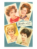 Fifties Hairstyles Reprodukcje Fifties Hairstyles Reprodukcje