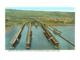 Iron Ore Docks, Duluth Harbor, Minnesota Print