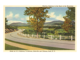 Highway 74, Asheville, North Carolina Poster