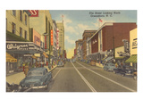 Elm Street, Greensboro, North Carolina Prints