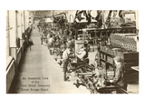 Chaîne de montage, usine Ford, Michigan Affiche