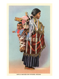 Navajo Mother and Papoose Kunstdrucke von Charlotte Culot