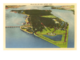 Aerial View, Belle Isle, Detroit, Michigan Posters
