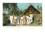 Indians with Shack, Mexico Posters