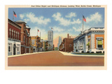 Post Office, Battle Creek, Michigan Print