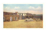 Tesuque Pueblo, New Mexico Poster