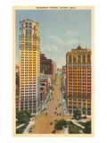 Woodward Avenue, Detroit, Michigan Poster