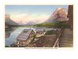 Going-to-the-Sun Chalets, Glacier Park, Montana Posters