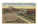 Delaware River Bridge, Camden, New Jersey Prints