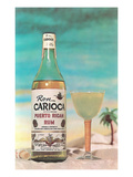 Puerto Rican Rum and Daiquiri, Retro Pósters