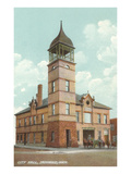 City Hall, Ironwood, Michigan Print