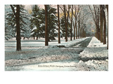 University in Winter, Ann Arbor, Michigan Prints