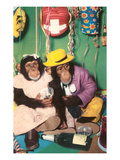 Chimpanzees in Party Mode Posters