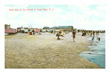 Beach Scene, Cape May, New Jersey Prints