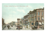O Street and 10th, Lincoln, Nebraska Posters