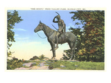 Scout Statue, Kansas City, Missouri Posters