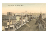 Second Street, Kalispell, Montana Prints