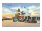 Street Scene in Juarez, Mexico, Thirties Posters
