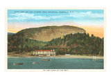 Lake Lure Inn, Chimney Rock Mountain, Asheville, North Carolina Print