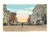 Trade Street, Charlotte, North Carolina Print