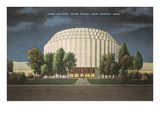 Night, Ford Rotunda, Detroit, Michigan Print