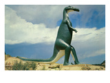 Duck-Billed Dinosaur, Retro Photographie