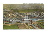 Aerial View, Ford Plant, Detroit, Michigan Prints