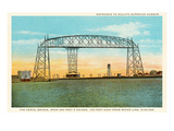Pont aérien, port de Duluth Posters