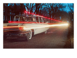 Ambulance with Light Effects, Retro Prints