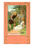 Scene from Siegfried, Siegfried wakes Brunnhilde Poster