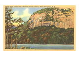 White Horse Ledge, Echo Lake, New Hampshire Posters