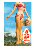 Lost my Head, Girl in Bathing Suit Poster