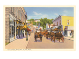 Main Street, Mackinac Island, Michigan Prints