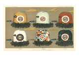 Six Zuni Katchina Masks Pósters Six Zuni Katchina Masks Pósters