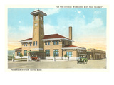 Train Station, Butte, Montana Fotografía Train Station, Butte, Montana Fotografía
