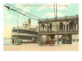 Belle Isle Steamer, Detroit, Michigan Prints