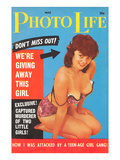 Men's Pulp Magazine Cover Pósters