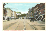 Elm Street, Manchester, New Hampshire Poster