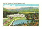 Saco Lake, Mt. Washington Hotel, New Hampshire Posters