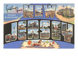 Greetings from New Jersey Posters