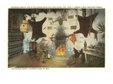 Interior, Old Pigeon Ranch, Glorieta Pass, New Mexico Prints