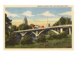 Skyline, Lansing, Michigan Prints